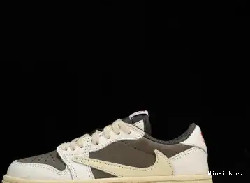 PS Jordan 1 Scott Air Low x Mocha' OG (Kids!)Travis 'Reverse 0517